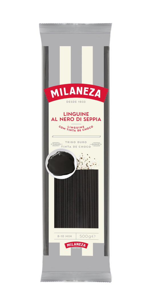LINGUINE AL NERO 500 GR MILANEZA