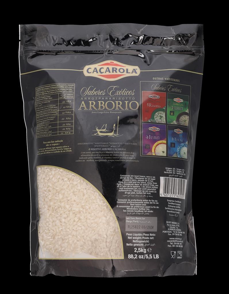 ARROZ E.L. ARBORIO RISOTTO CACAROLA 2.5K