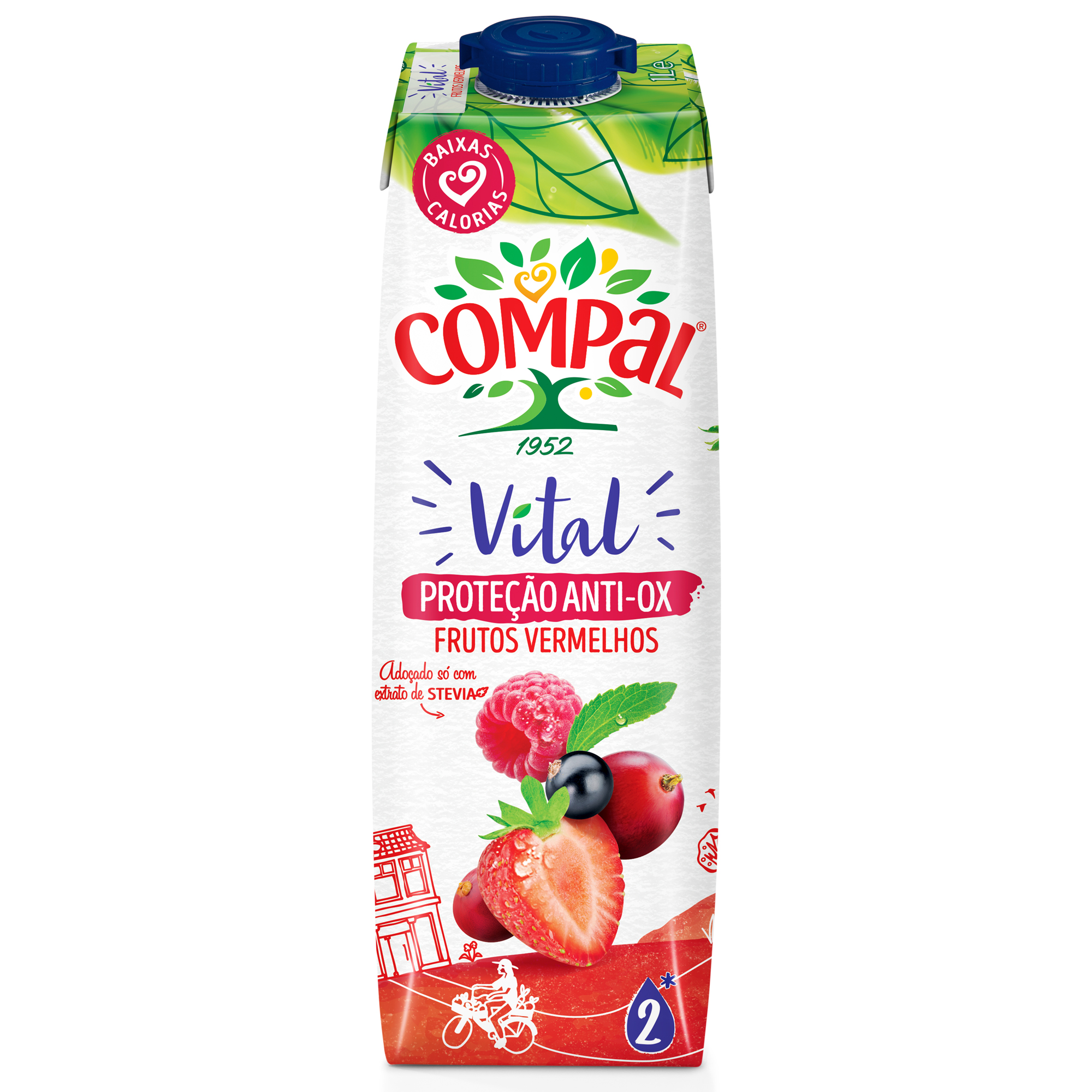 COMPAL VITAL EQ. FRT VERMELHOS 12x1L