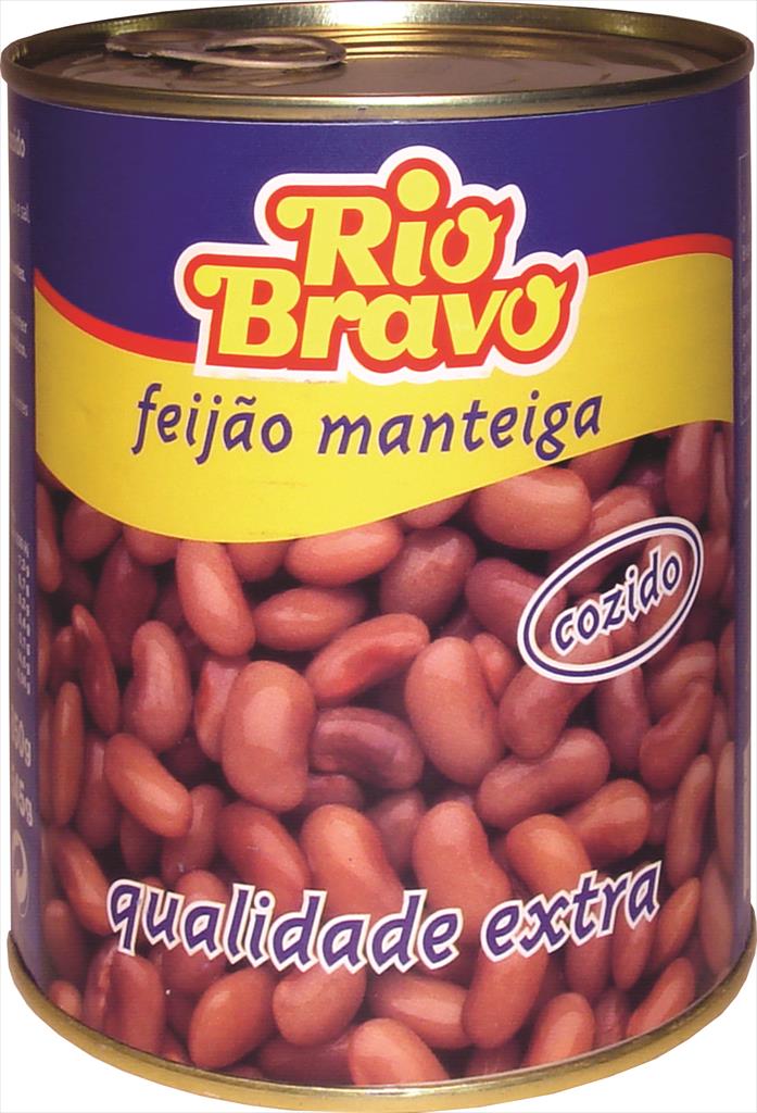 FEIJAO MANTEIGA COZIDO LT 820G RIO BRAVO