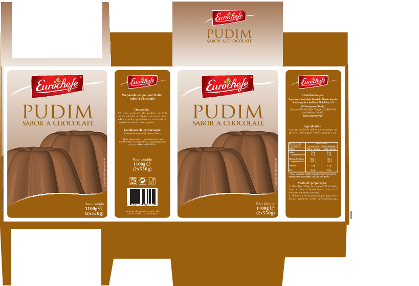 PUDIM CHOCOLATE EUROCHEFE