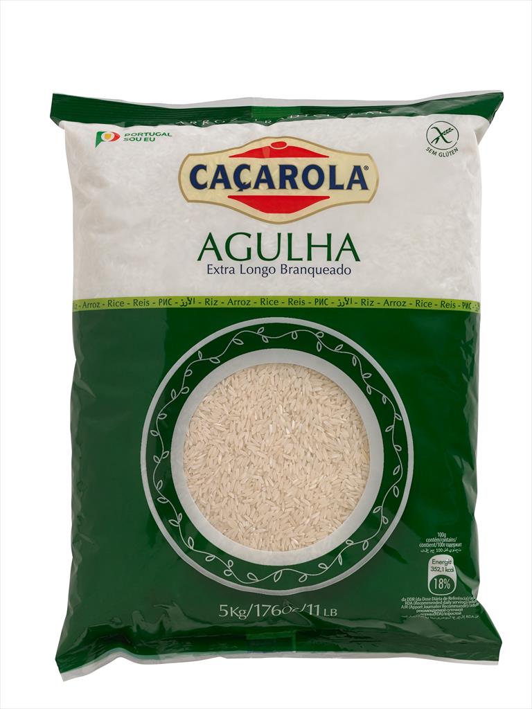 ARROZ EXTRA LONGO AGULHA CACAROLA 5 KG