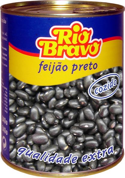 FEIJAO PRETO COZIDO LT 820G RIO BRAVO