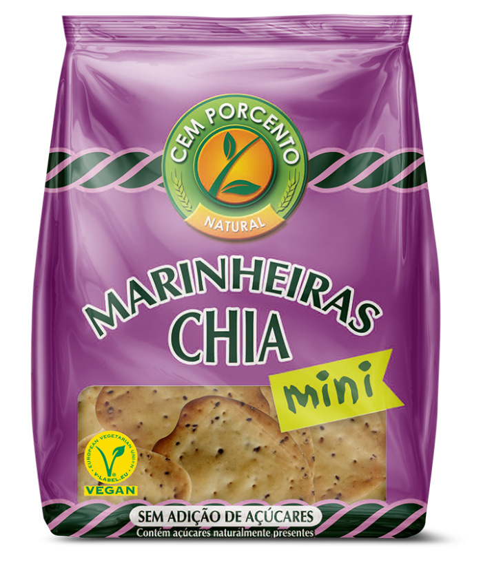 BOLACHAS MINI MARINHEIRAS CHIA 50GR CX14