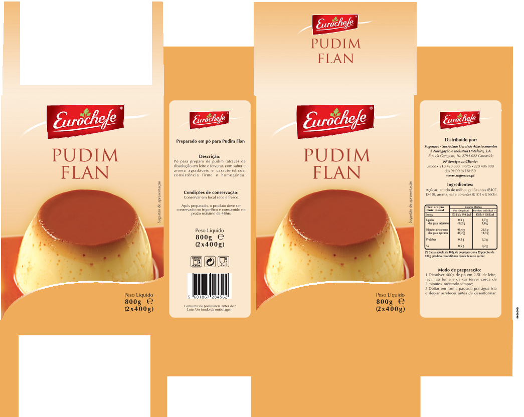 PUDIM FLAN EUROCHEFE