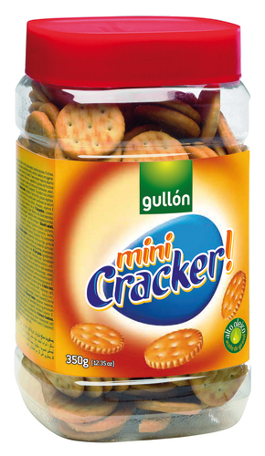 BOLACHA MINI CRACKER GULLON 350G CX12UN