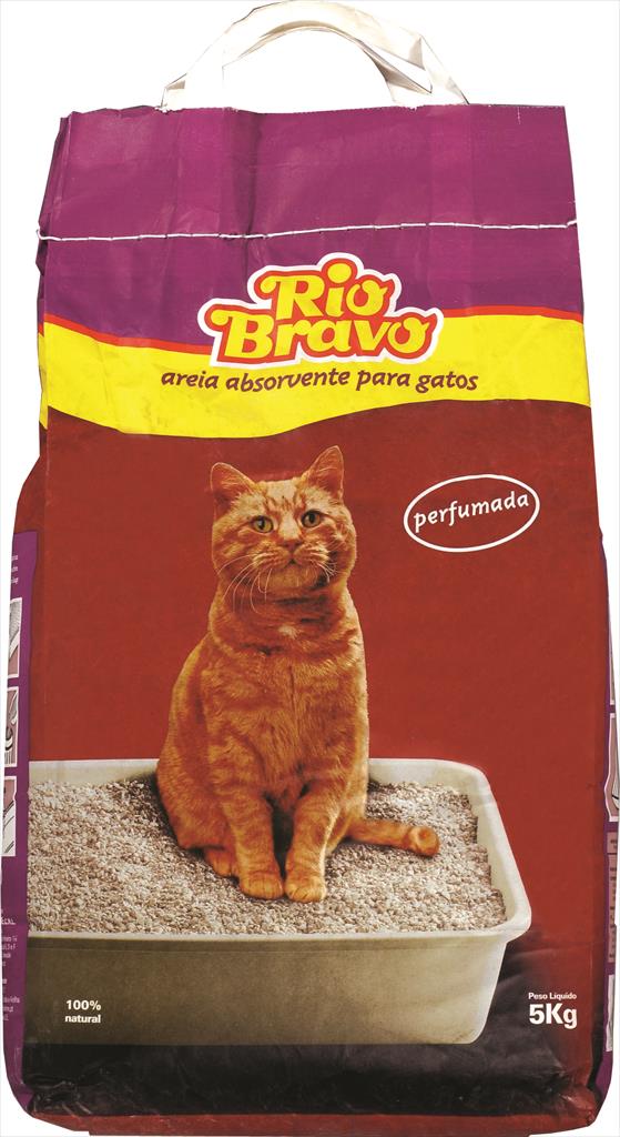 AREIA GATO PERFUMADA 5KG "RIO BRAVO"